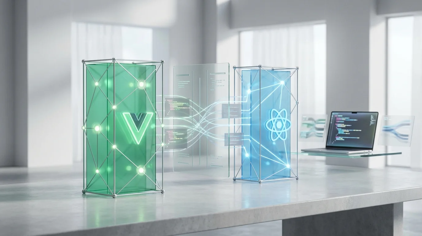 Vue.js vs React : Comparatif Complet 2025